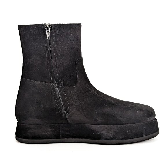 Paloma Barcelo Women Rigel Platform Festival Black Suede Zip Boots 7-7.5US EUR38 - Picture 4 of 8